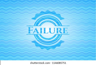Failure light blue warer style emblem.