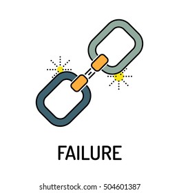 Failure Line Icon