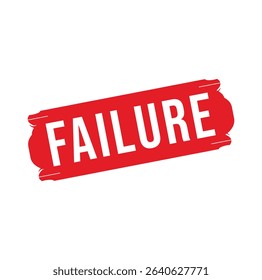 FAILURE Rubber stamp design. VECTOR ILLUSTRATION.