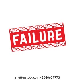 FAILURE Rubber stamp design. VECTOR ILLUSTRATION.