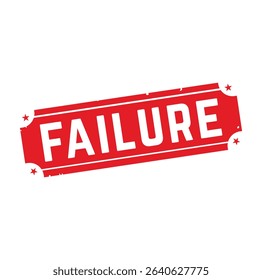 FAILURE Rubber stamp design. VECTOR ILLUSTRATION.