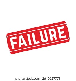 FAILURE Rubber stamp design. VECTOR ILLUSTRATION.