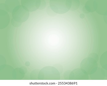 A faint, light-hued polka dot background in green