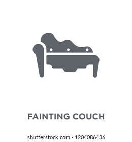 Fainting couch icon. Fainting couch design concept from Furniture and household collection. Simple element vector illustration on white background.