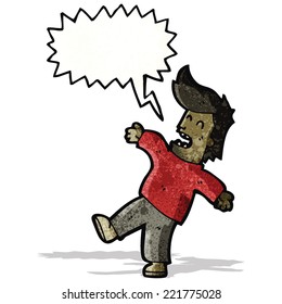 fainting man cartoon