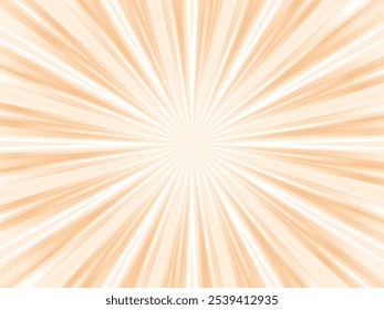 Faintly shining concentrated line background_light orange
