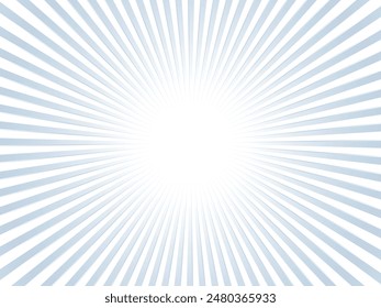 Faintly shining sun rays image concentrated line background_blue