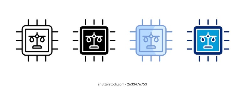 Fair Ai Ícone Definir Coleção de Vários Estilos