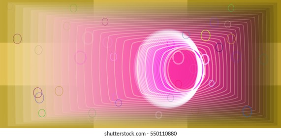 fair brush over clash, picture among simple Alphabet O vector background