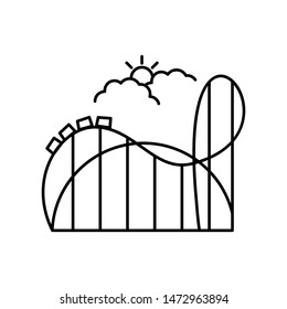 fair city line icon. Element of landscapes illustration icon. Signs and symbol icon for websites, web design, mobile app, UI, UX