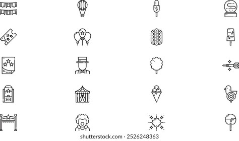 Fair icons High-Quality Vector Icons Collection with Editable Stroke. Ideal for Professional and Creative Projects.