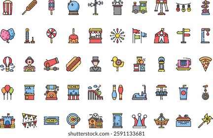 Fair icons High-Quality Vector Icons Collection with Editable Stroke. Ideal for Professional and Creative Projects.