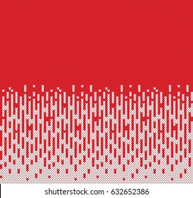 Fair Isle Design. Seamless Knitting Pattern