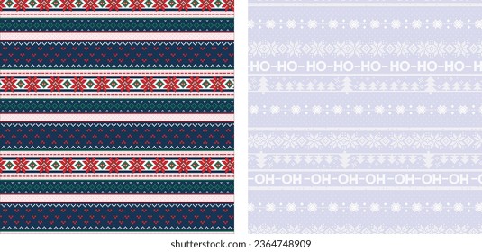 Fair Isle seamless Vector Pattern