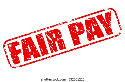FAIR PAY RED STAMP TEXT ON WHITE