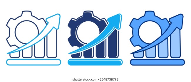 Fair Policy icon represented by paper, shield Blue, Dualline, Dualtone style.