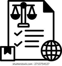 Ícone de Certificação de Comércio Justo - Ilustração de Vetor Misto