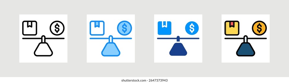 Fair Trade Icon Collection Set Multiple Style