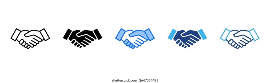 Fair Trade icon set multiple style collection