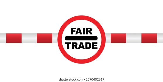 Fair trade. Import tariffs. import or export from USA, China or European. International trade and tax concept, tariff affecting global trade. Tariffs, increasing on imported goods. Price going up.
