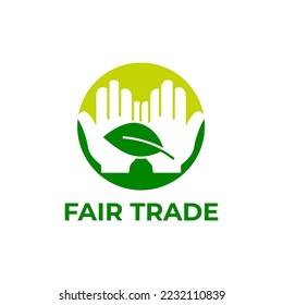 Fair Trade logo. Flat sign element from eco friendly product collection. Creative Fair Trade icon for web design, templates, infographics and more