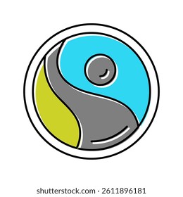 fair trade product label warning color icon vector. fair trade product label warning sign. isolated symbol illustration