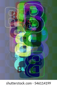fair type around Alphabet B, clash beside modern freedom