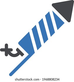 fair vector glyph color icon