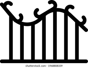 fair vector glyph flat icon