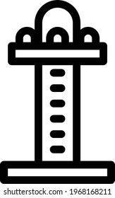 fair vector thin line icon
