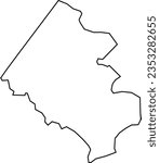 fairfax county map, fairfax county vector angled, fairfax county outline, fairfax county