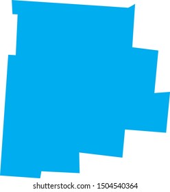 Fairfield county map in ohio state