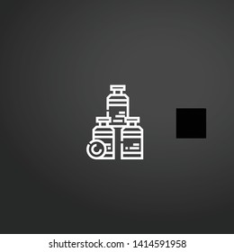 Fairground vector icon. Fairground concept stroke symbol design. Thin graphic elements vector illustration, outline pattern for your web site design, logo, UI. EPS 10.
