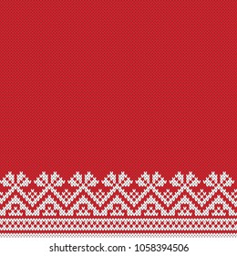 Fairisle Jacquard Seamless Knitting Pattern