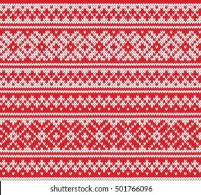 Fairisle Jacquard Seamless Knitting Pattern