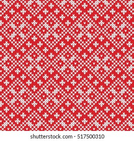 Fairisle Jacquard Seamless Knitting Pattern