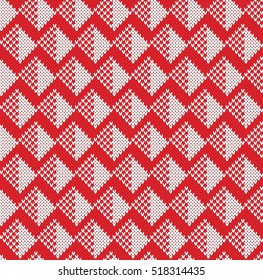 Fairisle Jacquard Seamless Knitting Pattern