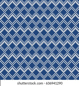Fairisle Jacquard Seamless Knitting Pattern