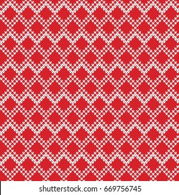 Fairisle Jacquard Seamless Knitting Pattern