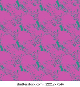 Fairy abstract background multicolor geometric seamless.