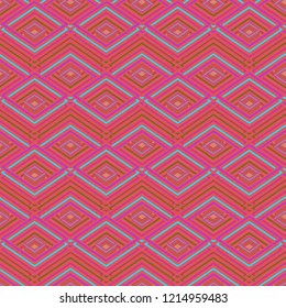 Fairy abstract background multicolored cube geometric pattern seamless.