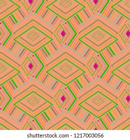 Fairy abstract background multicolored cube geometric pattern seamless.
