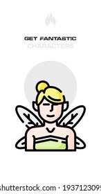 The fairy avatars, Element, Character Design. Crazy and Fantasy Future World Topic. Realistic, Cartoon, Fantastic, Sci-fi Style