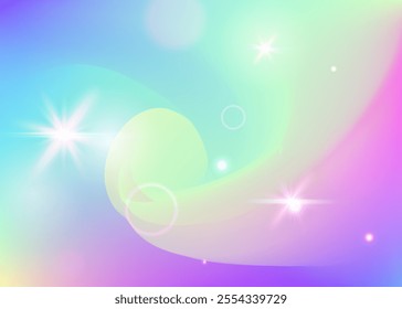 Fairy Background. Purple Magic Invitation. Princess Gradient. Iridescent Cosmic Mesh. Pink Colorful Pattern. Lilac Magical Hologram. Rainbow Texture. Party Fairy Background.