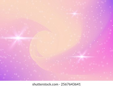 Fairy Background. Purple Princess Hologram. Unicorn Gradient. Holographic Fantasy Invite. Pink Universe Pattern. Lilac Mystical Invitation. Rainbow Glitter. Cute Fairy Background.