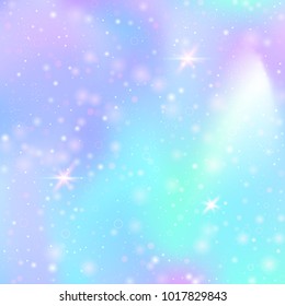 Hologram Abstract Background Colorful Gradient Backdrop Stock Vector ...