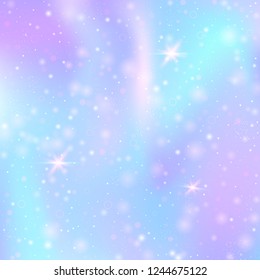 Hologram Abstract Background Colorful Gradient Backdrop Stock Vector ...