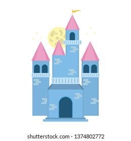 hermoso castillo azul