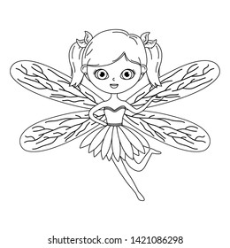 Fairy cartoon of fairytale design