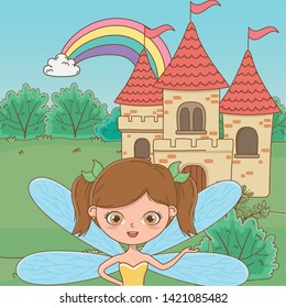 Fairy cartoon of fairytale design vector illustration